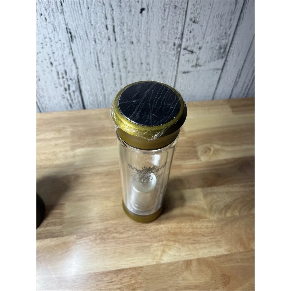 Wall Glass Tea‎ Infuser Bottle Travel Tumbler with